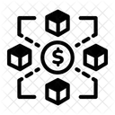 Distributed Finance Blockchain Defi Icon