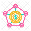 Distributed Ledger Decentralized Icon