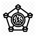 Distributed Ledger Decentralized Icon
