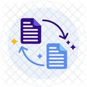 Distributed Distributed Ledger Document Icon