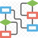 Distributed Network Architecture Icon