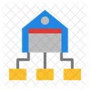 Distribution Center Product Warehouse Icon