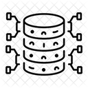 Distribution Diffusion Allocation Des Donnees Icon