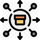 Distribution Allocation Dissemination Icon