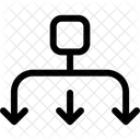 Distribution Distribute Allocate Icon
