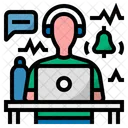 Disturbance Working Disturb Icon