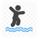 Jumping Water Dive Icon