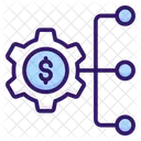 Diversification Dollar Cash Icon