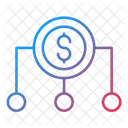 Diversification Network Split Icon