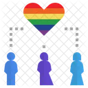 Diversity Rainbow Lgbtq Icon