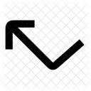 Divert Left Icon