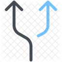 Divide arrow  Icon