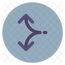 Divide Arrow  Icon