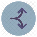 Divide Arrow  Icon