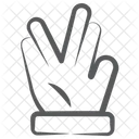 Divide Gesture  Icon