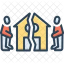 Divide Break Segregated Icon