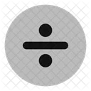 Divide Sign Circle Icon