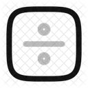 除算記号四角 アイコン