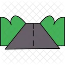 Divided highway begins  Icon