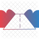 Divided highway begins  Icon