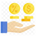 Dividends Coins Money Icon