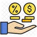 Dividends Coins Money Icon