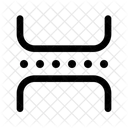Divider Compass Geometry Icon