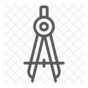 Divider Compass Architect Icon