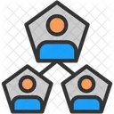 Dividiendo al cliente  Icono