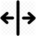 Dividir Vertical Texto Icono