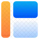 Divisao Elementos Layout Ícone