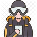 Diving Instructor Teacher Icon