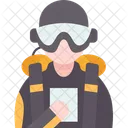 Diving Instructor Teacher Icon
