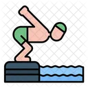 Scuba Swimming Sea Icon