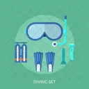 Diving Set Holiday Icon