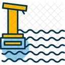 Diving Board Swimming Championship Board Icon