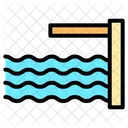Diving Board Swimming Diving 아이콘