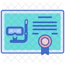 Diving Certificate  Icon