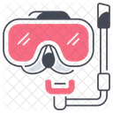 Diving Goggles Diving Summer Icon