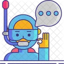 Diving Instructor Diving Message Diving Comment Icon