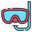 Diving Mask Diving Equipment Mask Icon