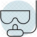 Summer Diving Mask Swimming Icon