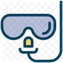 Diving Mask Swimming Scuba Mask Icon