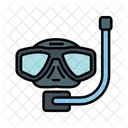 Diving Mask Underwater Snorkeling Icon