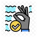 Ok Diver Gesture Icon