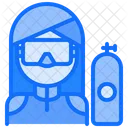 Diving Woman  Icon
