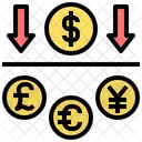 Moneda Dolar Presion Icono