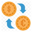 Cambio De Divisas Cambio De Divisas Cambio De Dinero Icono