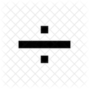 Diviser Division Mathematiques Icône