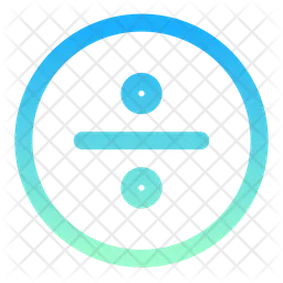 Diviser-signe-cercle  Icône